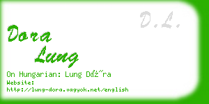 dora lung business card